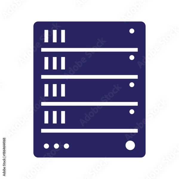 Obraz Server Icon Vector Illustration