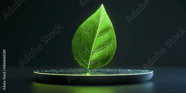 Obraz Environmental Sensor with Digital Leaf Display