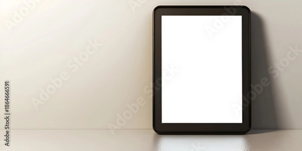 Obraz Luxury E-Reader with Leather Case and Soft Screen Glow