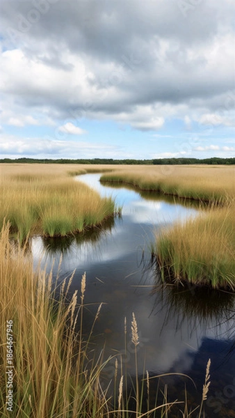 Obraz Coastal Marshland
