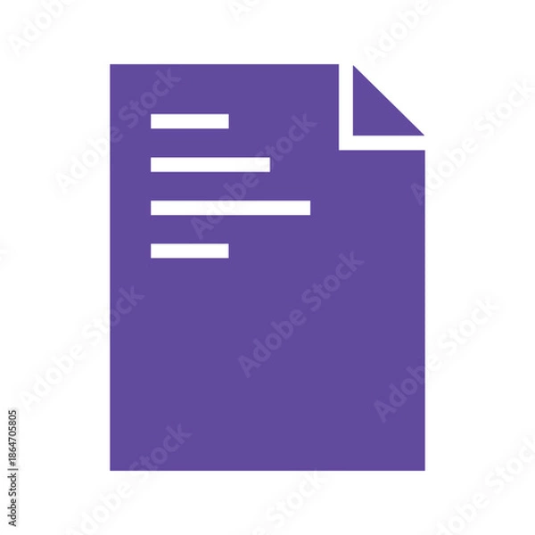 Obraz Vector Document Icon