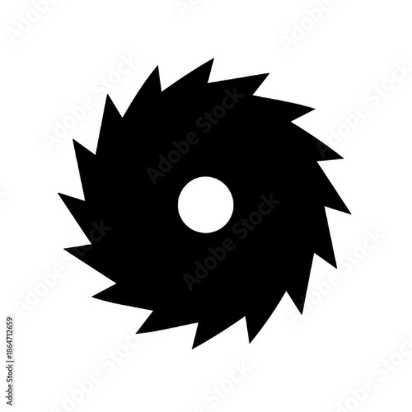 Obraz Geometric Saw Blade Icon