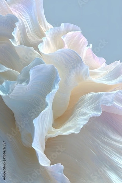 Obraz Luxurious liquid texture, generation AI 