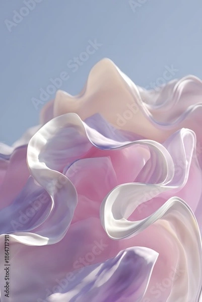 Obraz Luxurious liquid texture, generation AI 