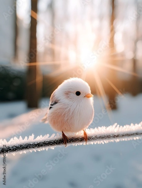 Obraz parrotbill, generation AI 