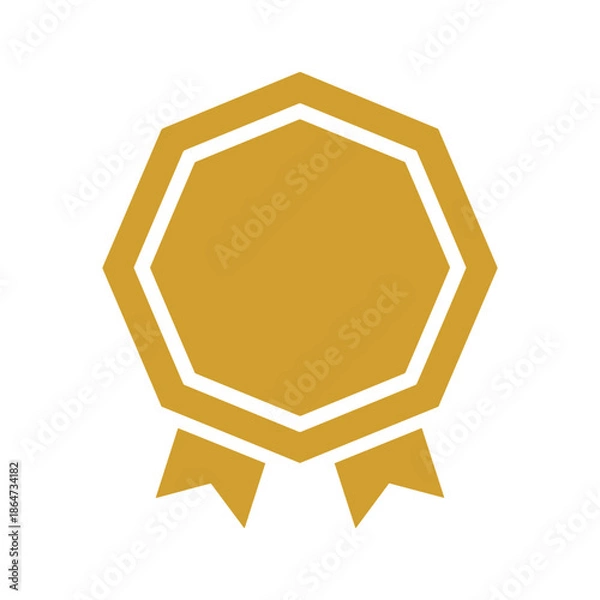 Obraz Golden Badge Icon