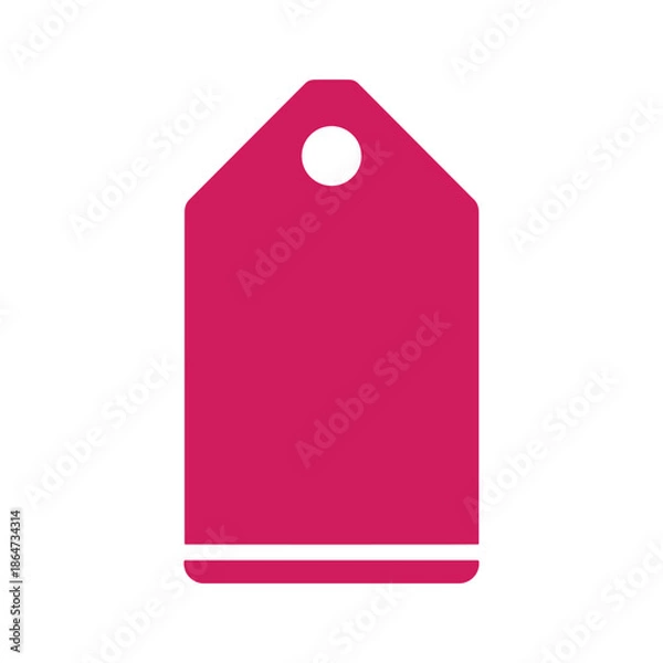 Obraz Pink Label Tag Icon