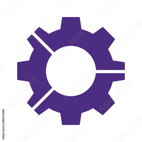 Obraz Vector Gear Icon
