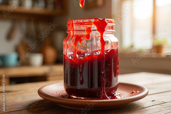 Obraz Homemade Jam & Preserves Month