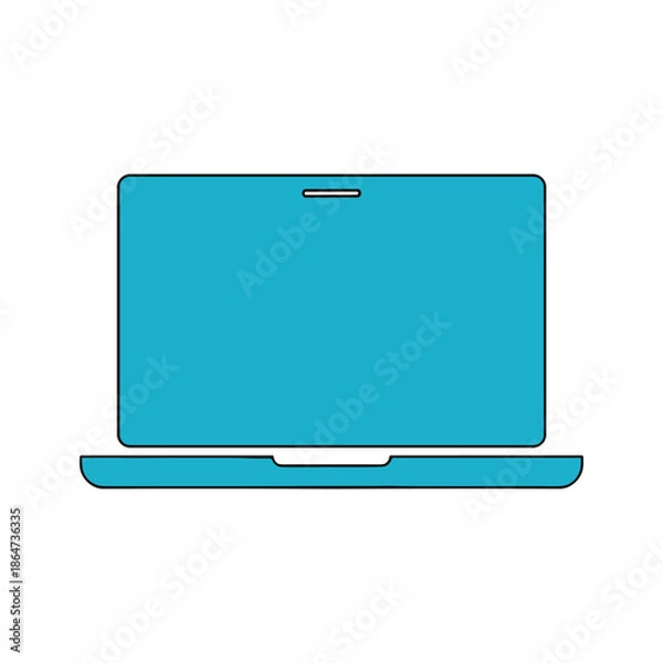 Fototapeta Laptop Illustration Vector Graphics
