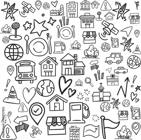 Obraz Navigation and Map