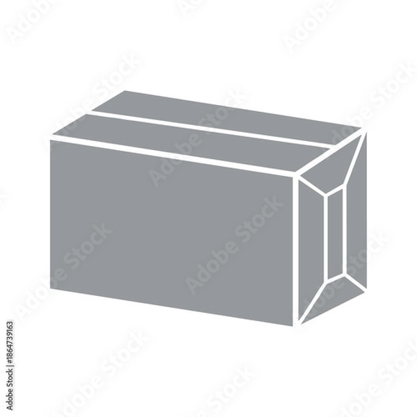 Obraz Grey Box Vector Illustration