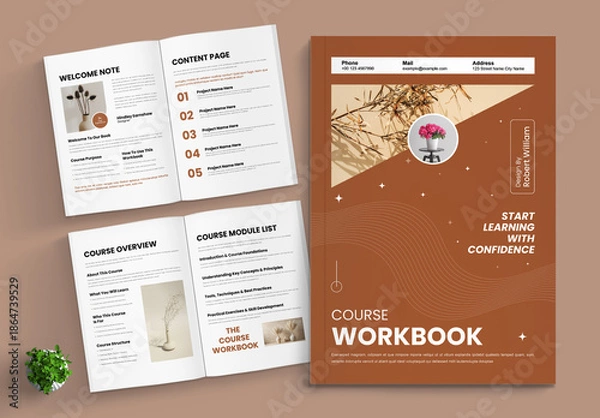 Obraz Course Work Book Layout