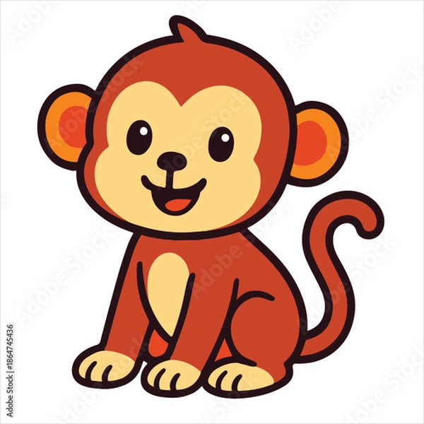 Obraz monkey vector design
