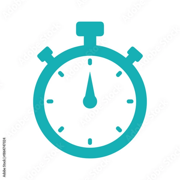 Fototapeta Stopwatch Icon Vector Illustration