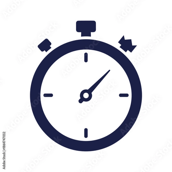 Obraz Stopwatch Icon Vector Illustration