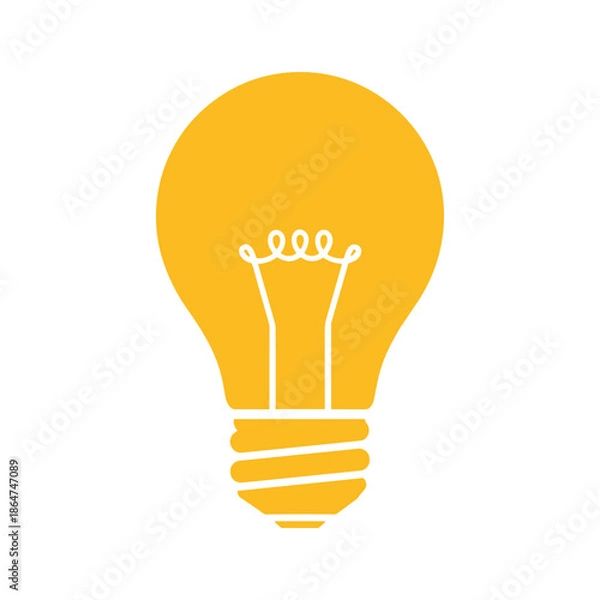 Fototapeta Vector Light Bulb Illustration