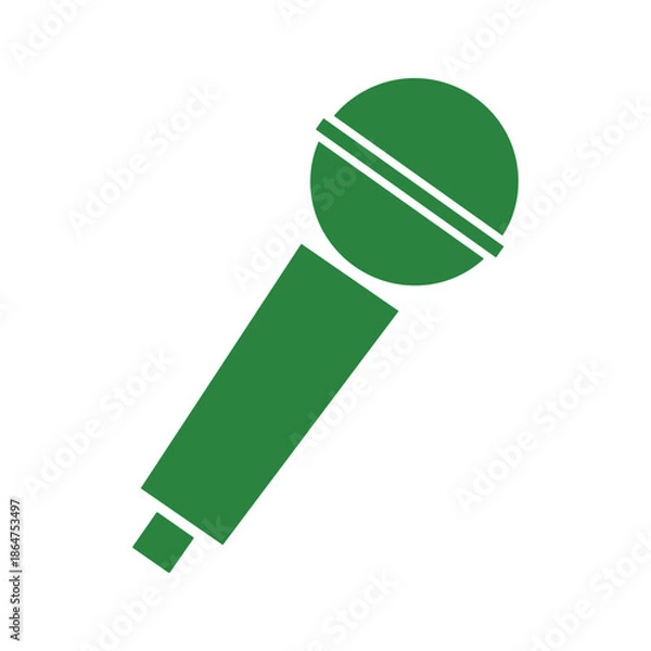 Obraz Microphone Vector Illustration