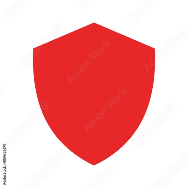 Obraz Red Shield Icon