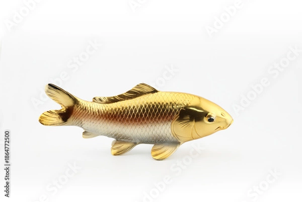 Obraz 鉄製の鯉の置物