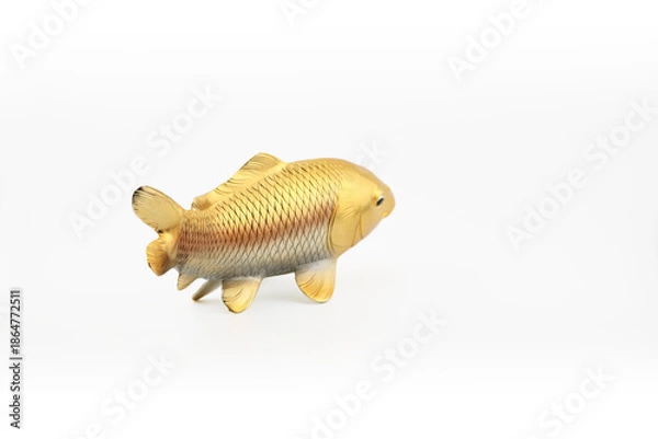 Obraz 鉄製の鯉の置物