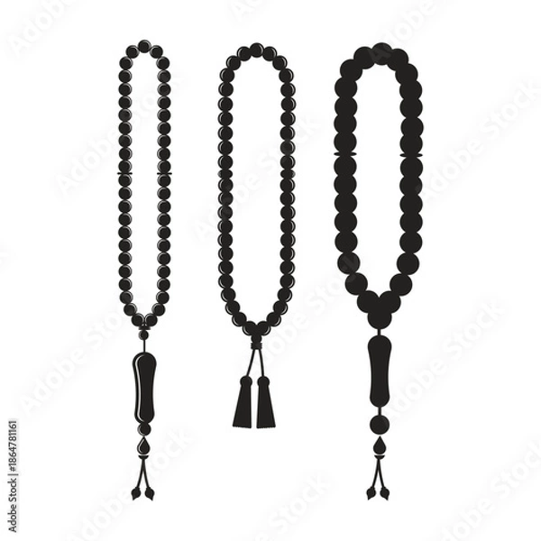Obraz Islamic Tasbih Prayer Beads