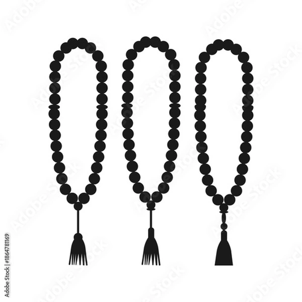 Obraz Islamic Tasbih Prayer Beads