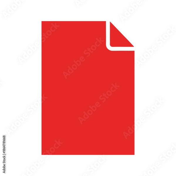 Obraz Red Document Icon