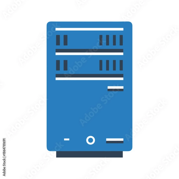 Obraz Server Icon Vector Illustration