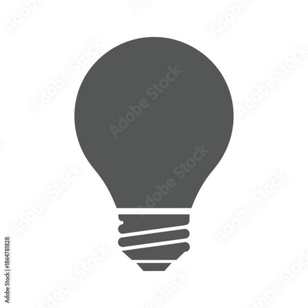 Obraz Vector Light Bulb Illustration