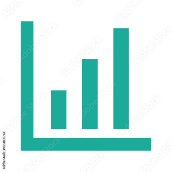 Fototapeta Bar Graph Icon