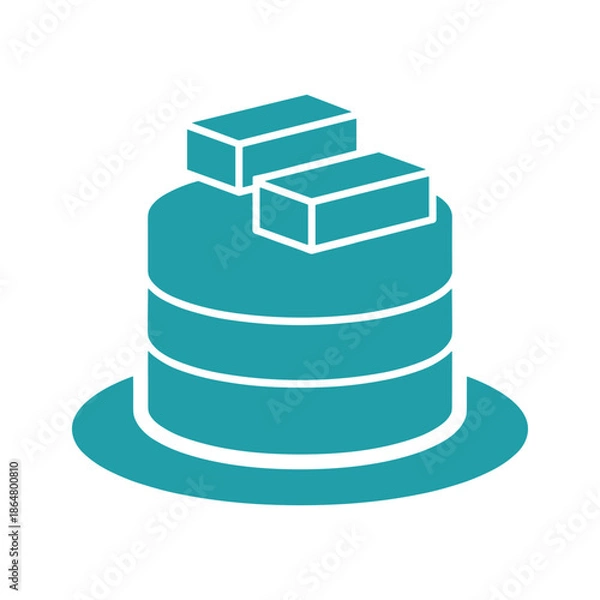 Fototapeta Cake Illustration