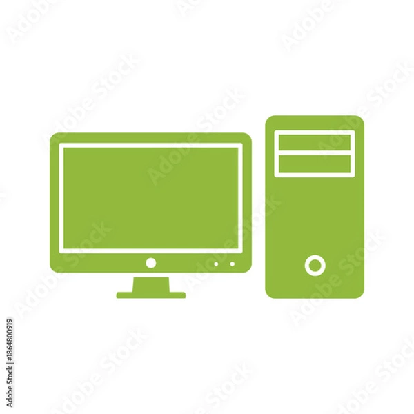 Fototapeta Desktop Computer Icon Vector Graphics