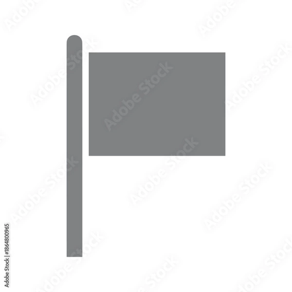 Fototapeta Flag Icon Vector Illustration