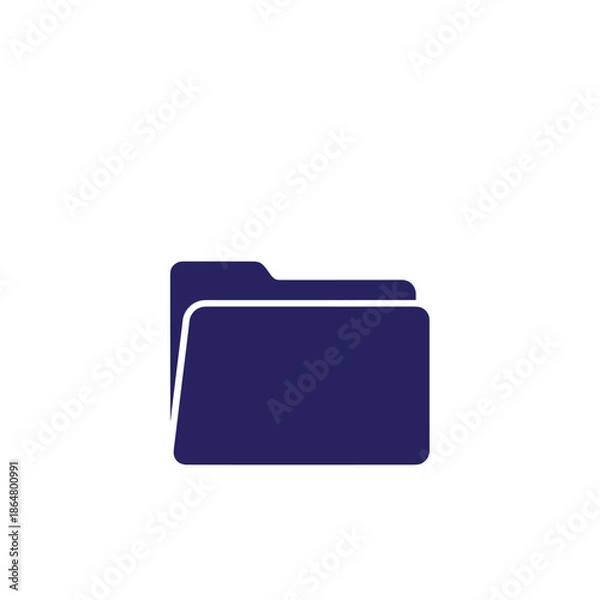 Fototapeta Folder Icon Vector Illustration