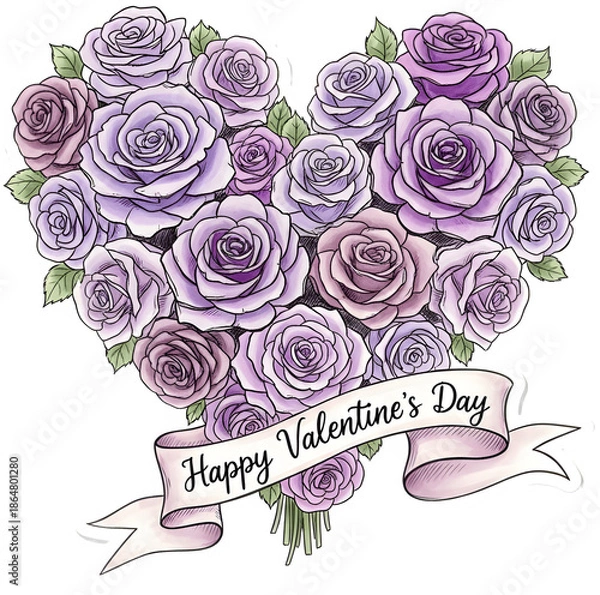 Obraz Generative AI, Valentine's Day Images