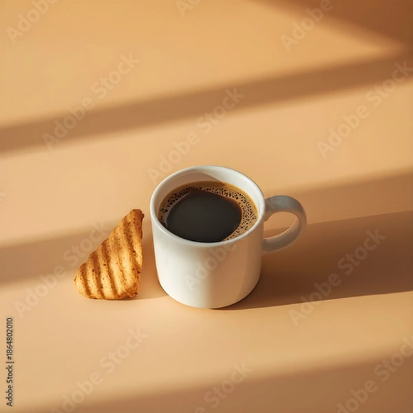 Obraz Coffee and Snack Background