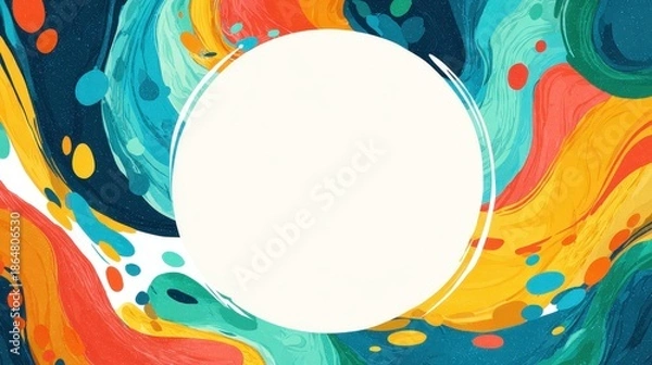 Obraz Speech frame, Colorful collection.