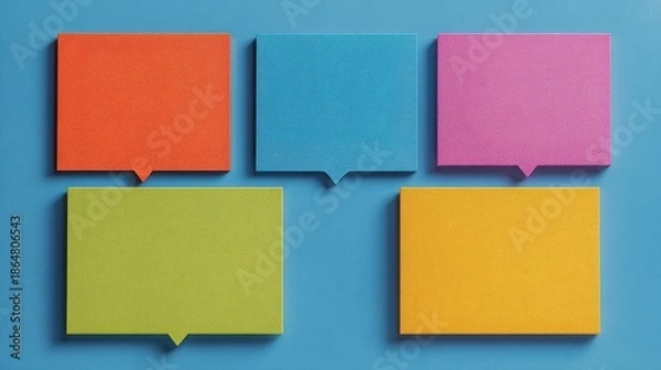 Obraz Speech frame, Colorful collection.