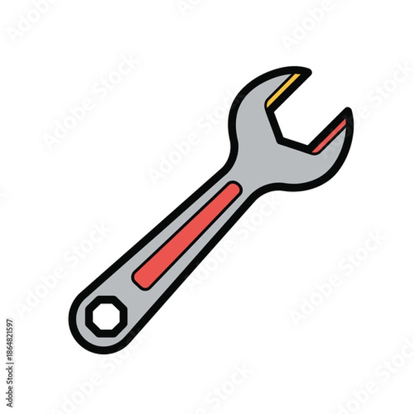 Obraz Adjustable Wrench Tool.