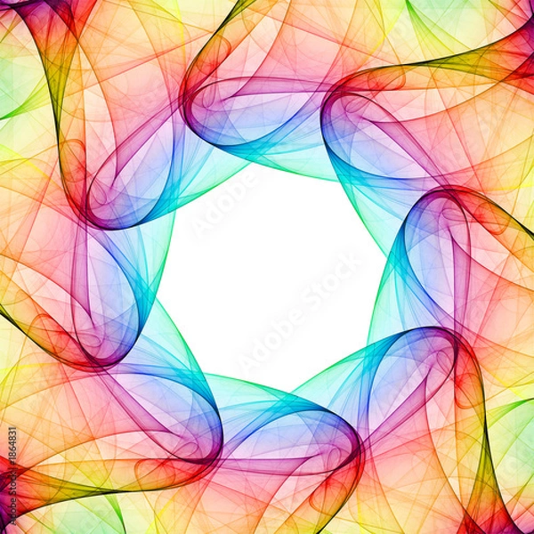 Obraz kalejdoskop fraktalny