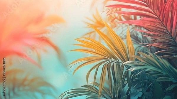 Obraz abstract background with flowers