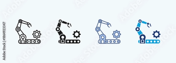 Obraz machinery multiple  style icon collections 