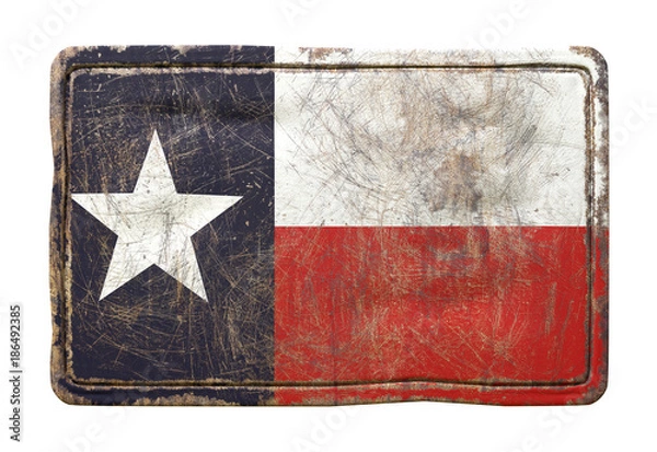 Obraz Stara flaga stanu Teksas