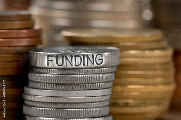 Obraz Koncepcja stosu monet