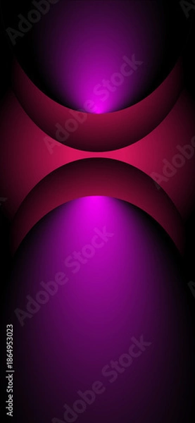 Obraz Abstract purple mobile background with glowing lines