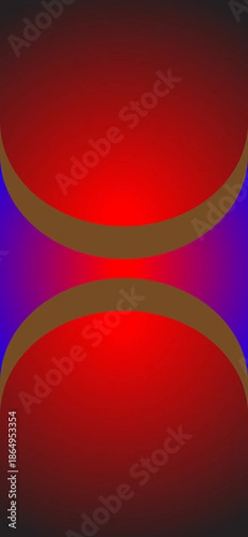 Obraz Abstract modern red mobile background