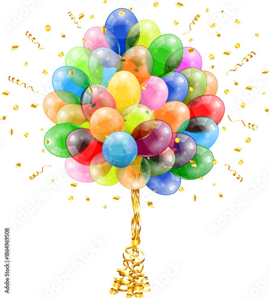 Obraz Holiday Background with Balloons