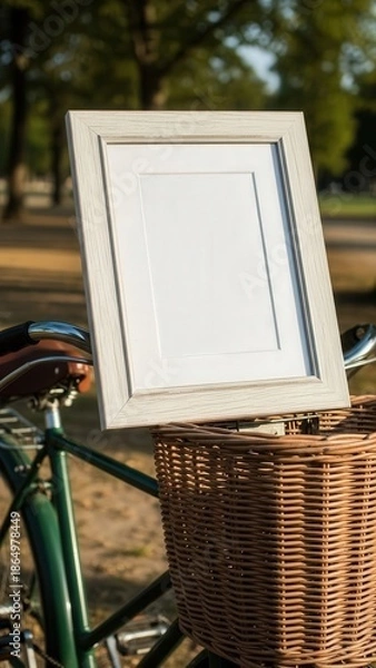 Obraz White Page Frame Page Object.