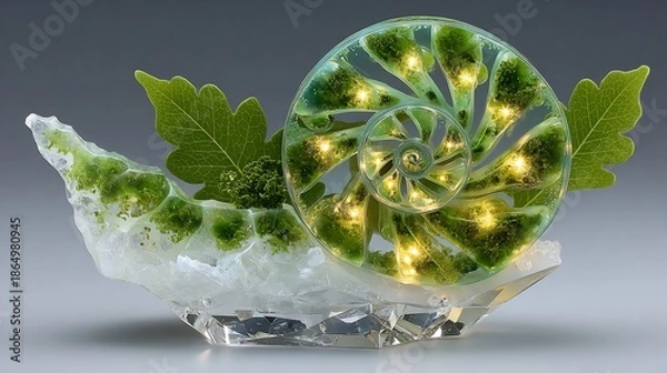 Obraz lime and ice cream